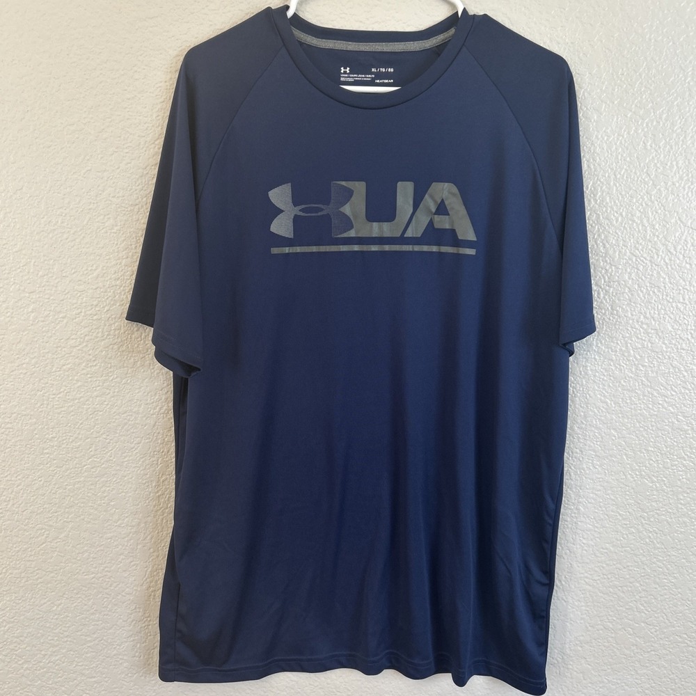 Under Armour Men's Heatgear Loose T-Shirt Navy Blue XL